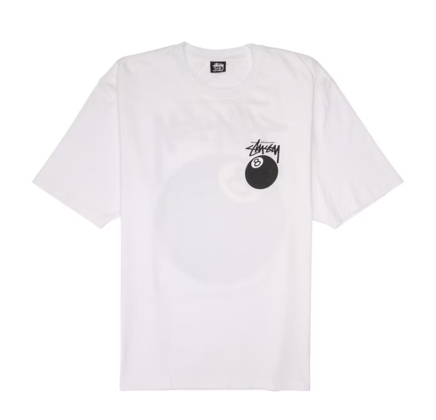 Stussy 8 Ball Tee Pigment Dyed Natural