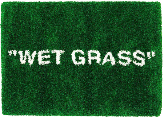 Virgil Abloh x IKEA MARKERAD "WET GRASS" Rug 195x132 CM Green